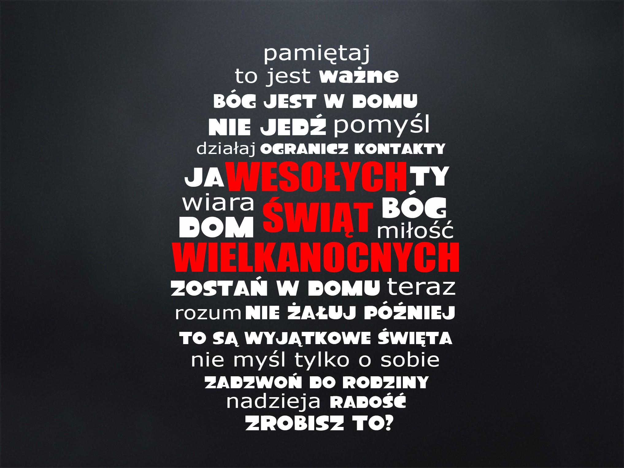 radosnych świąt!